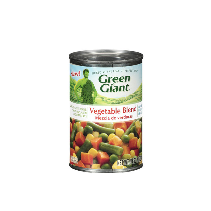 canned mixed vegetables