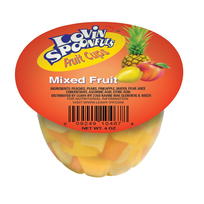 4oz fruit cups(canned fruit)