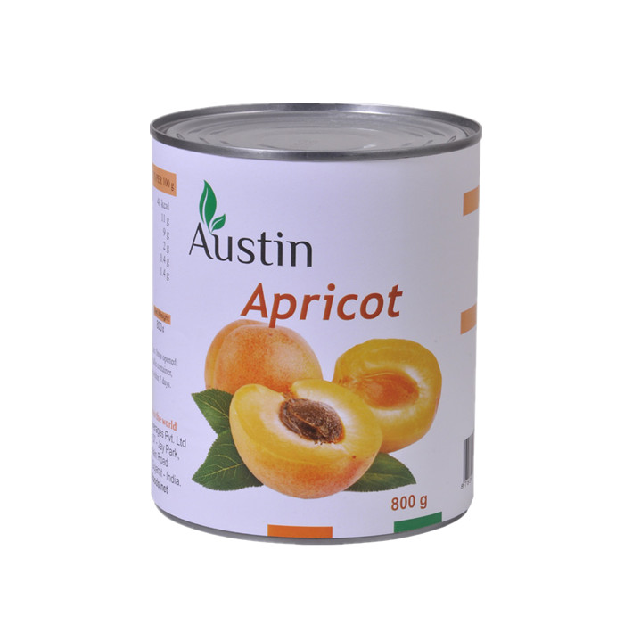 820g canned apricots havles