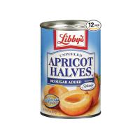 425g canned apricots havles